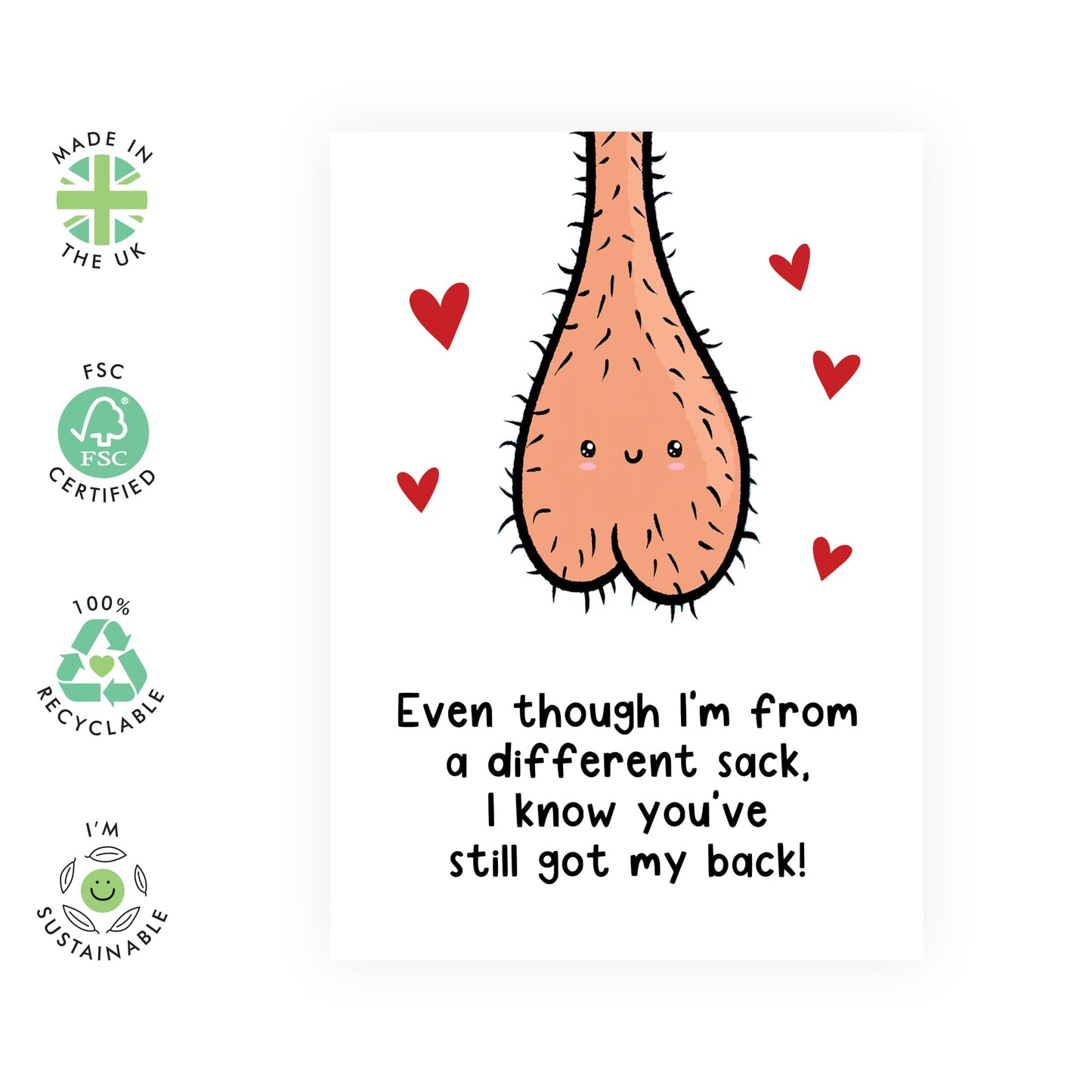 Wife Birthday Cards From Husband - I Know You've Still Got My Back - Naughty Anniversary Card For Her - Valentines Day Card For Girlfriend - Comes With Stickers - By Central 23