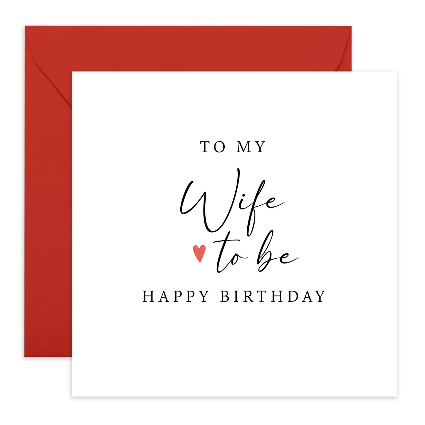 My Fiance's Birthday Card - 'To My Wife To Be' - Gifts for Her, Girlfriend, Couples, Ladies, Babe, Darling From Husband To Be - Engagement - Comes with Fun Stickers