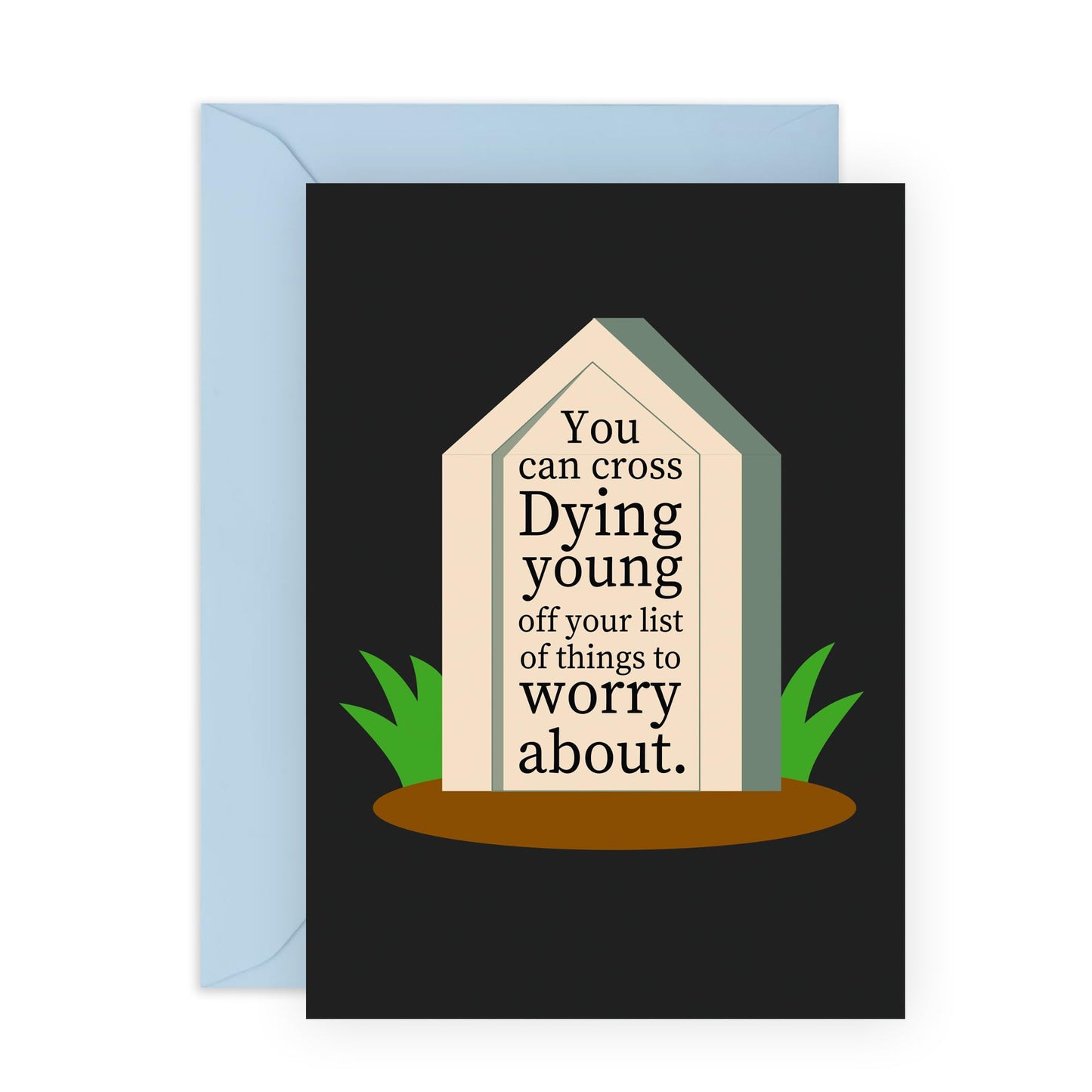 Cheeky Birthday Card For Mum Dad Grandad Nan - Cross Dying Young Off Your List - Humour - Funny Cards For Friends - 40th 50th 60th Birthday - Comes With Stickers - By Central 23