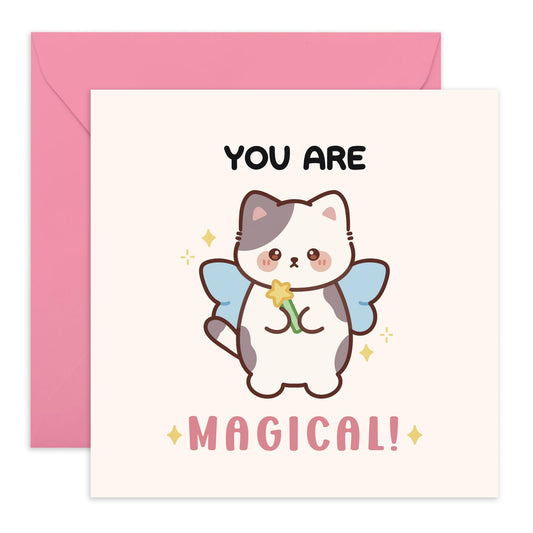 Funny Birthday Card For Mum or Dad From Daughter - Gifts for Ma, Daddy, Mummy, Pet Lovers, Cat Mama, Fur Mum or Dad, Papa, Pop, Him, Her - Father's Day or Mothers Day Card- Comes With Fun Stickers