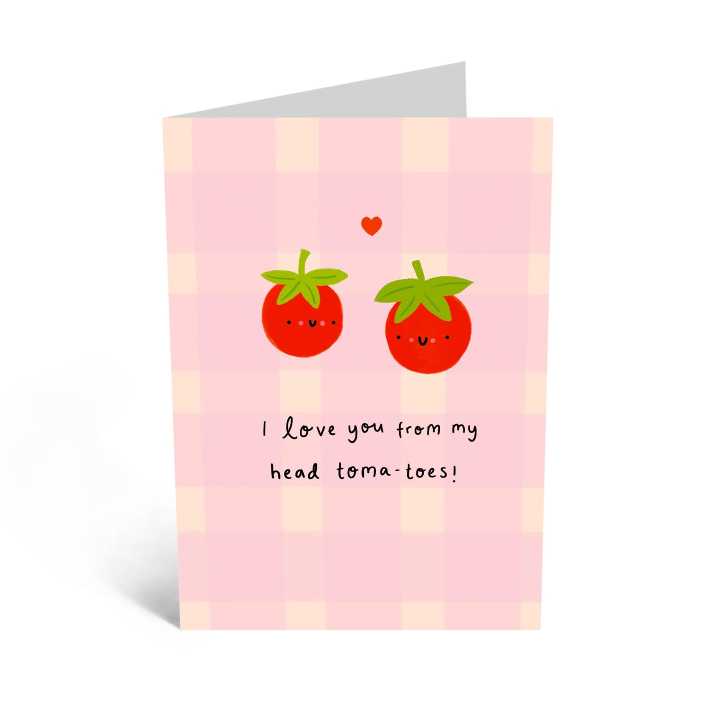 Central 23 Greeting Card - 'HEAD TO-MA-TOES' - Perfect for Adding a Fun and Playful Touch to Any Occasion - Romantic Gift for Him Her Wife Husband Partners, Girlfriend, Boyfriend - Comes with Stickers