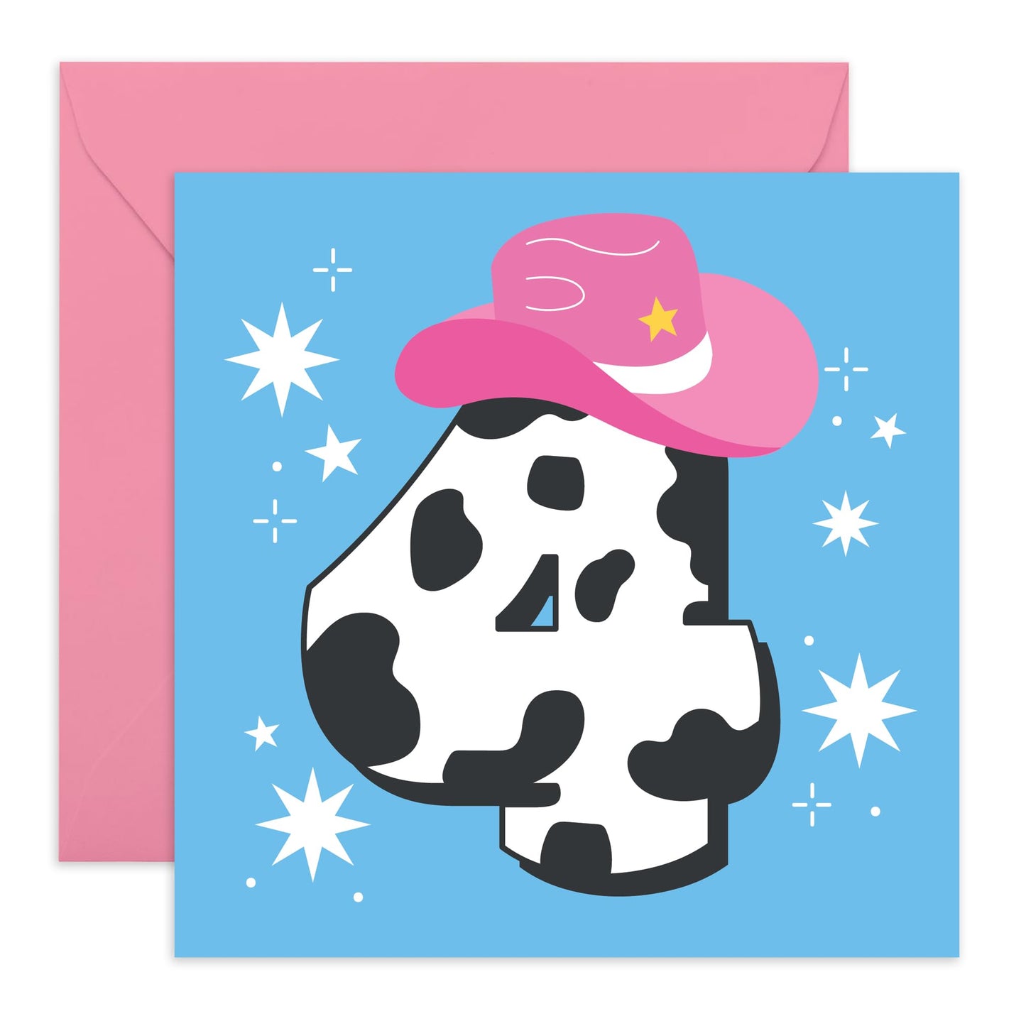 Geburtstagskarten mit Cowgirl-Motiv