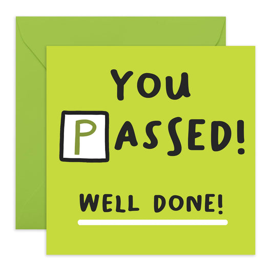 Congratulations Card for New Drivers - 'Well Done You Passed Driving' - Gift for Son, Daughter, Niece, BFF, Best Friend, Cousin, Family, Bestie, Sister, - Vroom - Comes with Fun Stickers