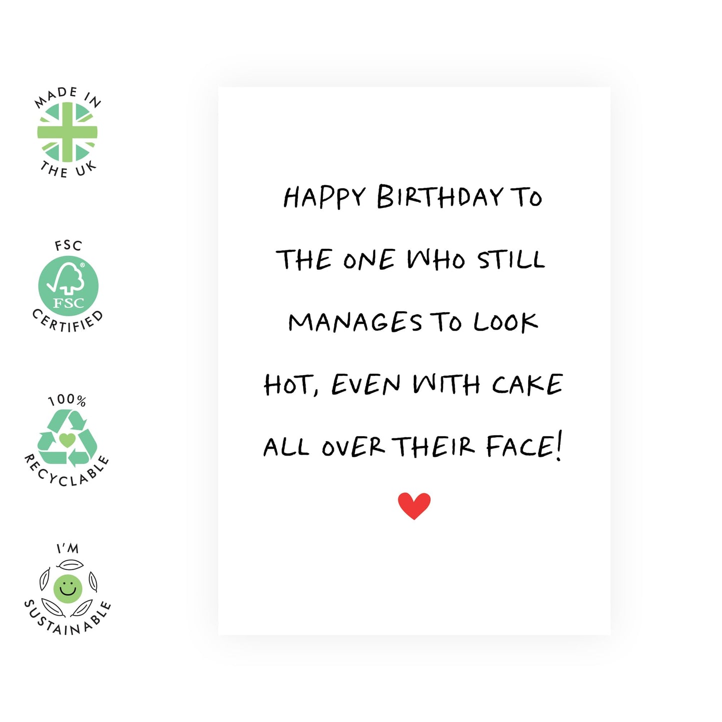 Happy Birthday Card For Men Women - Still Manages To Look Hot - Humorous Birthday Cards For Girlfriend Fiancee - Female Birthday Gifts - Wife Birthday Card - Comes With Stickers - By Central 23