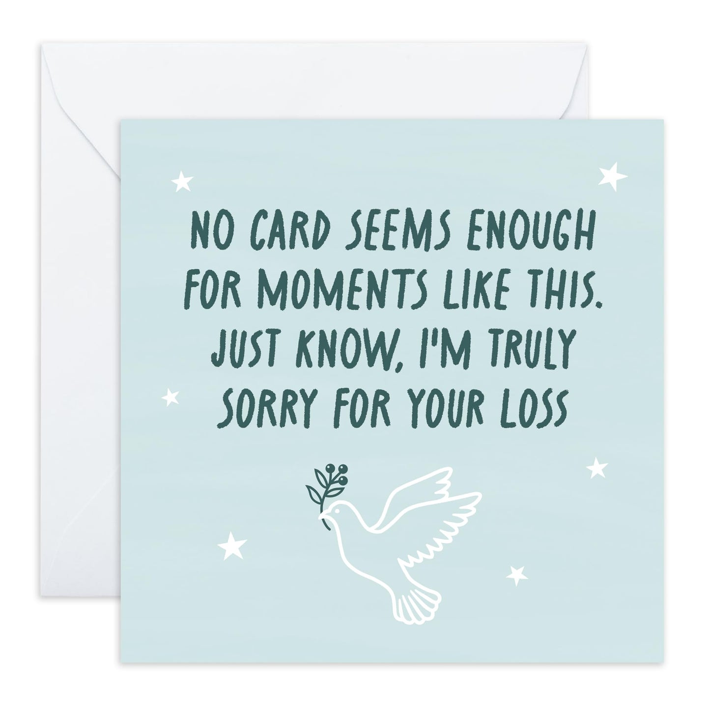 Sympathy Cards With Envelopes - I'm Sorry For Your Loss Card - Heartfelt Encouragement Cards For Men Women Coworker Neighbor - Bereavement Cards Gifts - Comes With Stickers By Central 23
