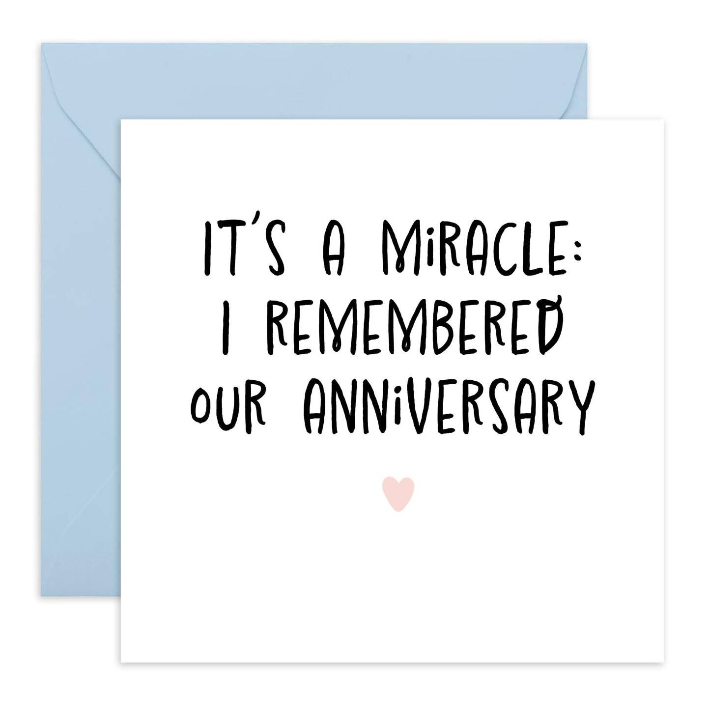 Wife Anniversary Card From Husband - Remembered Our Anniversary - Funny Anniversary Card For Her - Gifts For Girlfriend - Comes With Stickers And Envelope - By Central 23