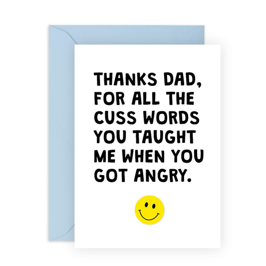Daddy Birthday Card - Fathers Day Card From Daughter Or Son - Cheeky Birthday Cards For Men - Humorous Greeting Cards For Men - Banter - Comes With Stickers - By Central 23