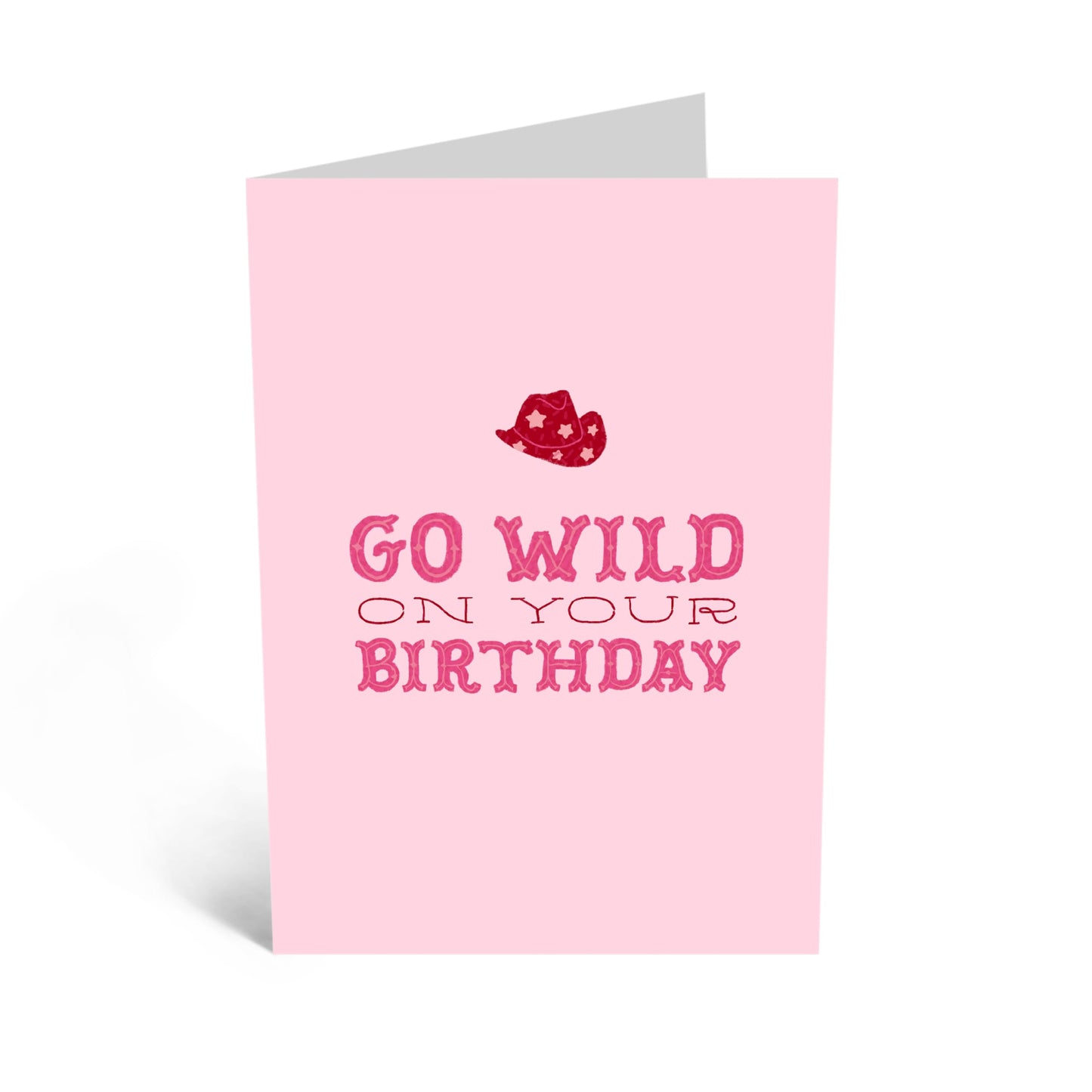Funny Birthday Card - 'GO WILD ON YOUR BIRTHDAY' - For Gals Girlfriend Wife Daughter Best Friend - Perfect For Making Your Loved Ones Birthday Special - Comes With Fun Stickers By Central 23