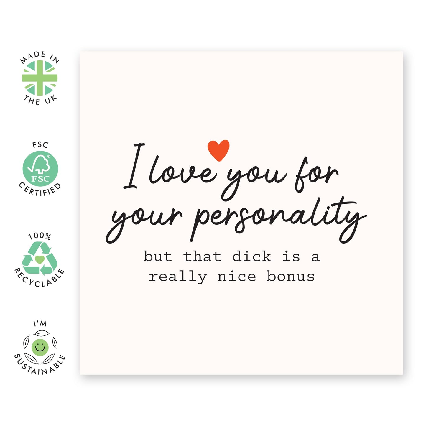 Rude Birthday Cards For Men - Really Nice Bonus - Funny Anniversary Or Valentines Day Cards For Boyfriend Husband Partner Fiance - Comes With Stickers - By Central 23