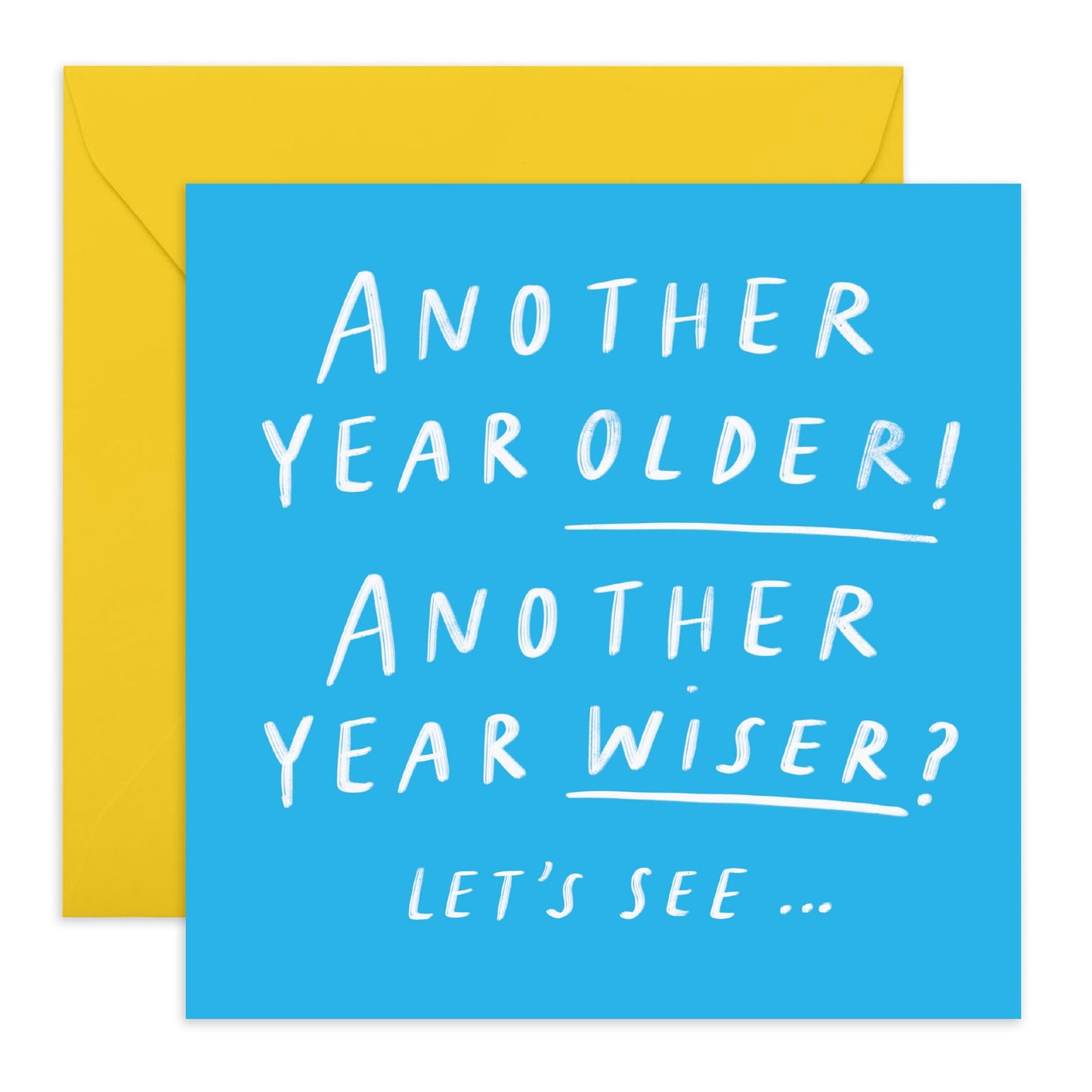 Best Friend Birthday Card For Men Women - Another Year Wiser - Happy Birthday To My Fabulous Friend - Sweet Greeting Card Gifts For Friends Bestie Bff Coworker - Comes With Stickers By Central 23