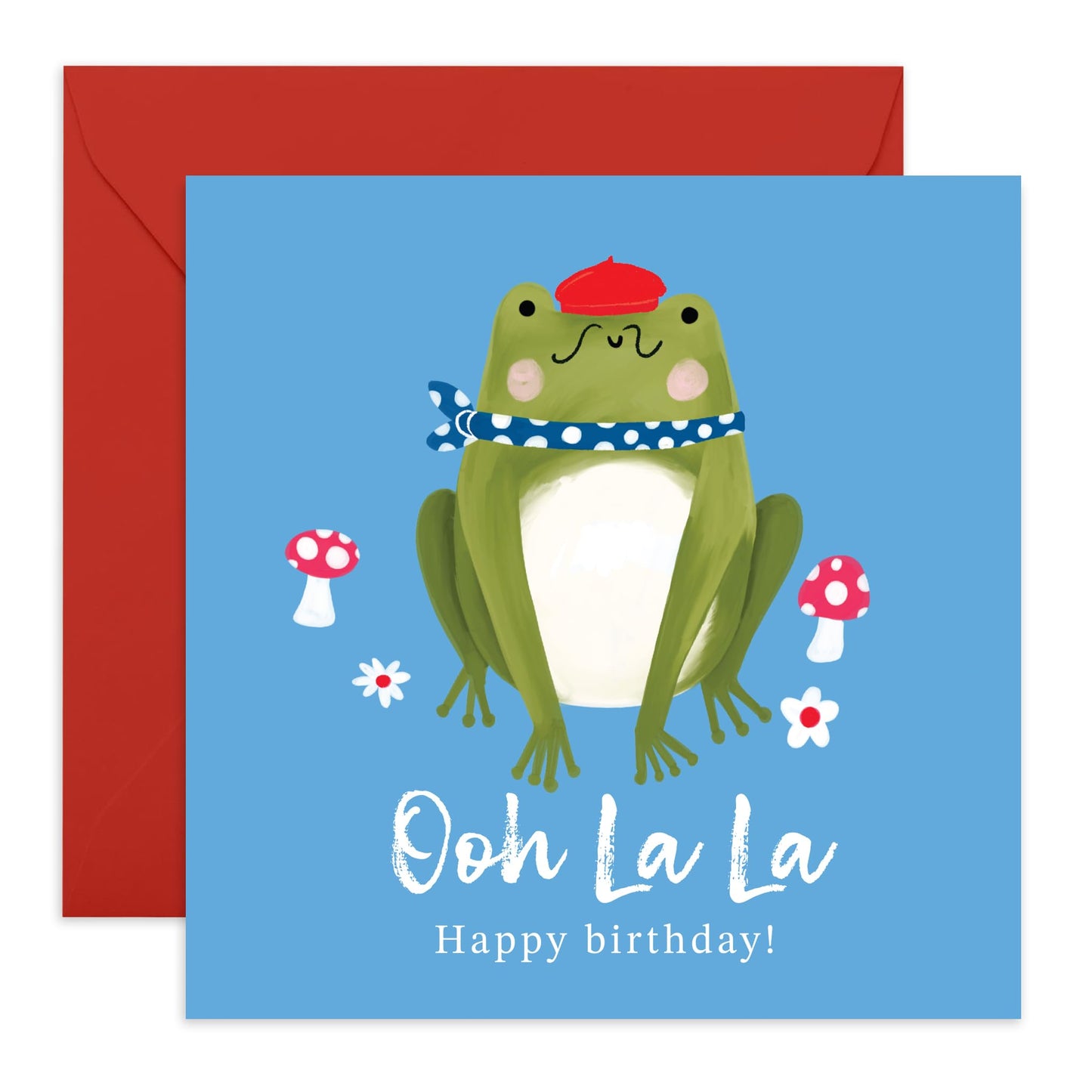 Funny Birthday Cards For Men Women - Ooh La La Birthday - Dad Mum Birthday Card - Sarcasm Humour Greeting Card - Funny Cards For Friends - Comes With Stickers By Central 23
