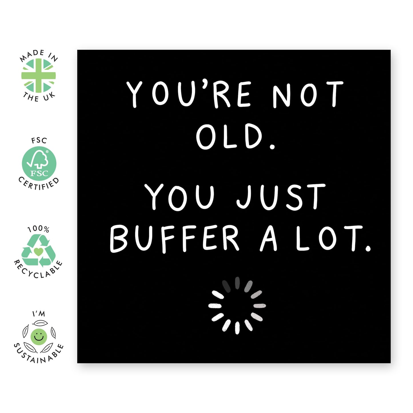 Birthday Cards For Him Her - Buffer - Birthday Cards For Wife Husband - Humorous Gift From Friend - Naughty Greeting Cards From Husband - Comes With Fun Stickers By Central 23