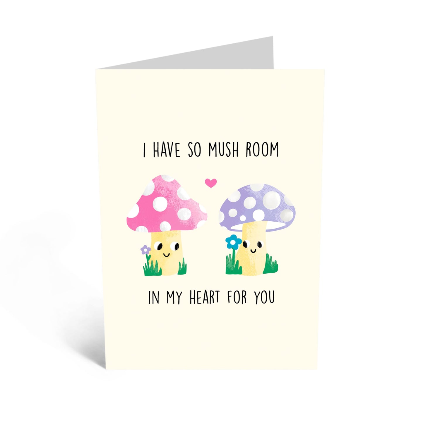 Heartfelt Greeting Card - 'SO MUSH ROOM - In My Heart for You' - Perfect for Sharing Love with Fun - Ideal for Lovers Girlfriend Boyfriend Husband Wife Couples - Comes With Stickers By Central 23