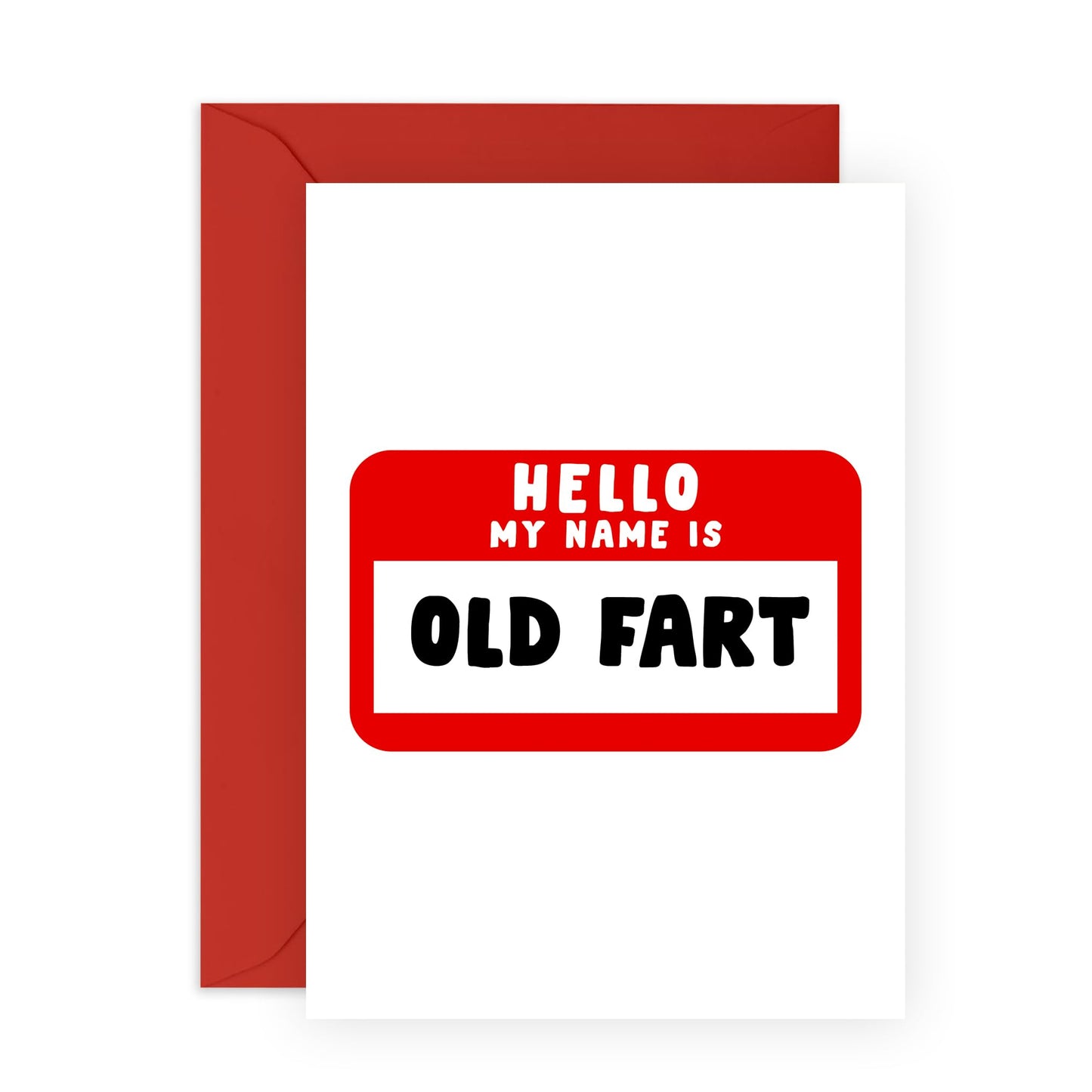 Grandpa Birthday Card For Him - Old Fart - Funny Dad Birthday Card - Gifts For Him - Humourous Greeting Cards For Husband Partner Brother - Comes With Stickers By Central 23