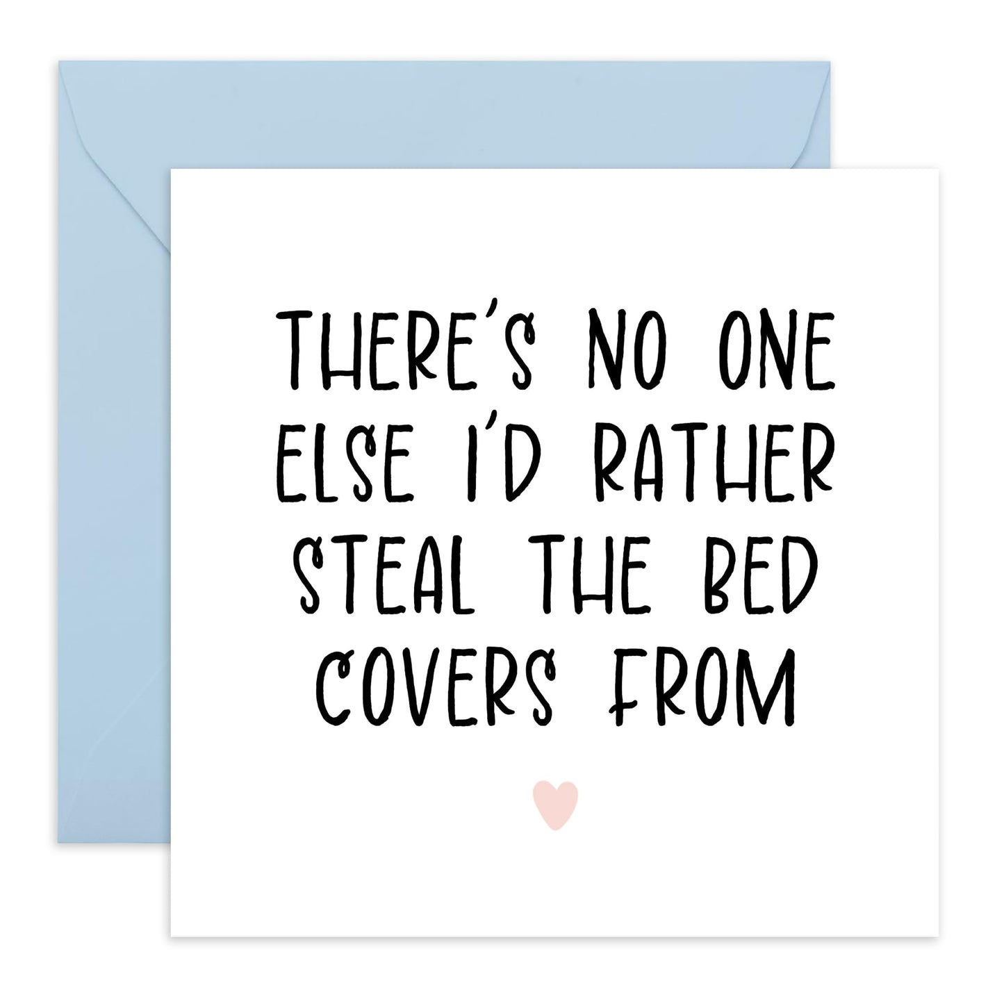 Husband Anniversary Card From Wife - Steal The Bed Covers From - Humorous Anniversary Card For Him - Valentines Card Boyfriend Funny - Comes With Stickers - By Central 23