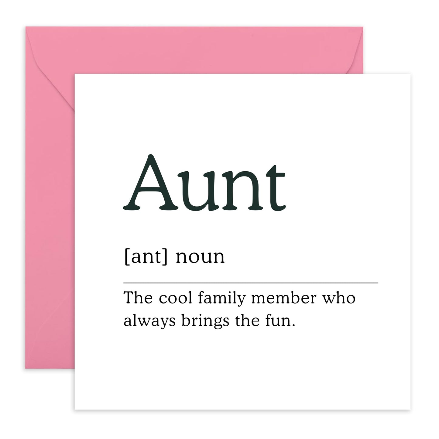 Aunt Birthday Card For Her - Sweet Greeting Cards For Women - Thank You, You Are The Best, Appreciation Cards For Aunty - Gifts For Auntie - Comes With Cute Stickers By Central 23