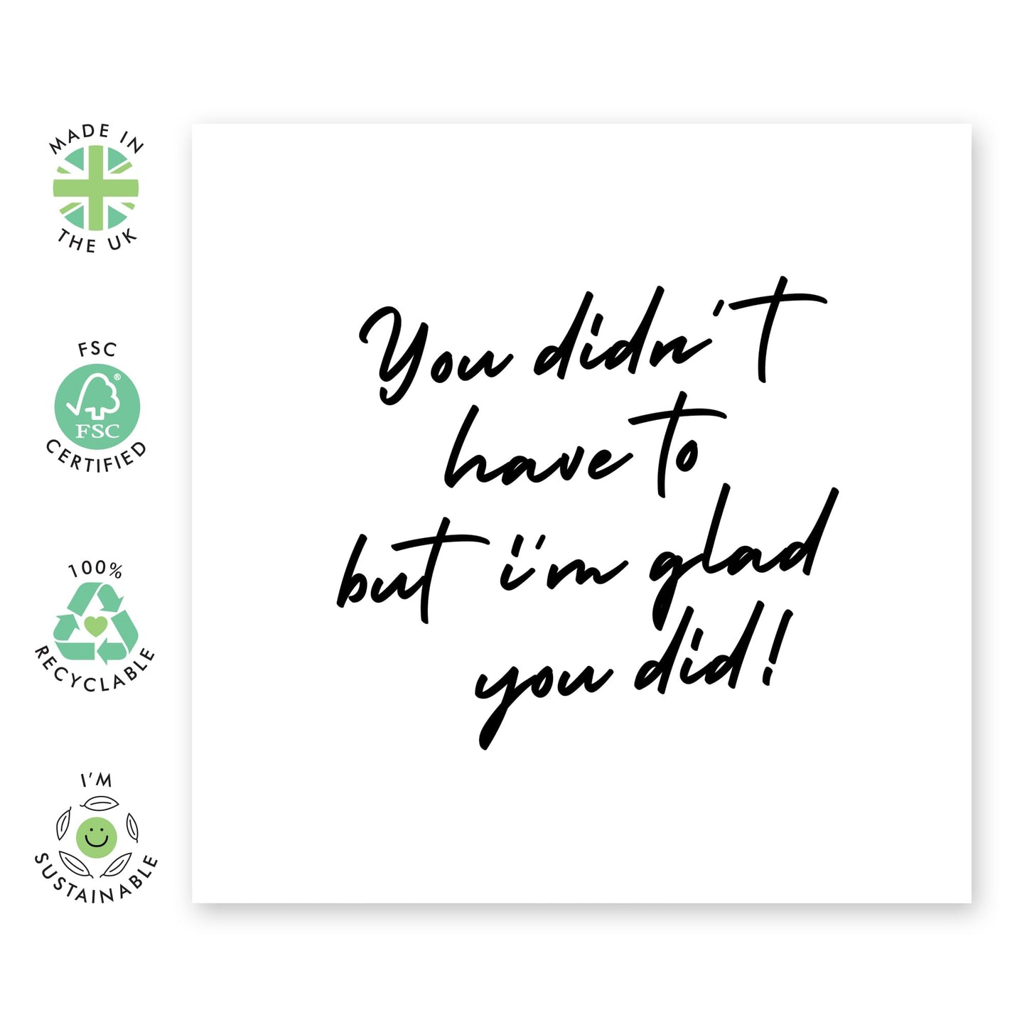Thank You Card And Envelope - Sweet Thank You Note For Friends - Blank Cards For Birthday Wedding Baby Shower Bridal Shower - Appreciation Gifts For Friends Women - Comes With Stickers By Central 23