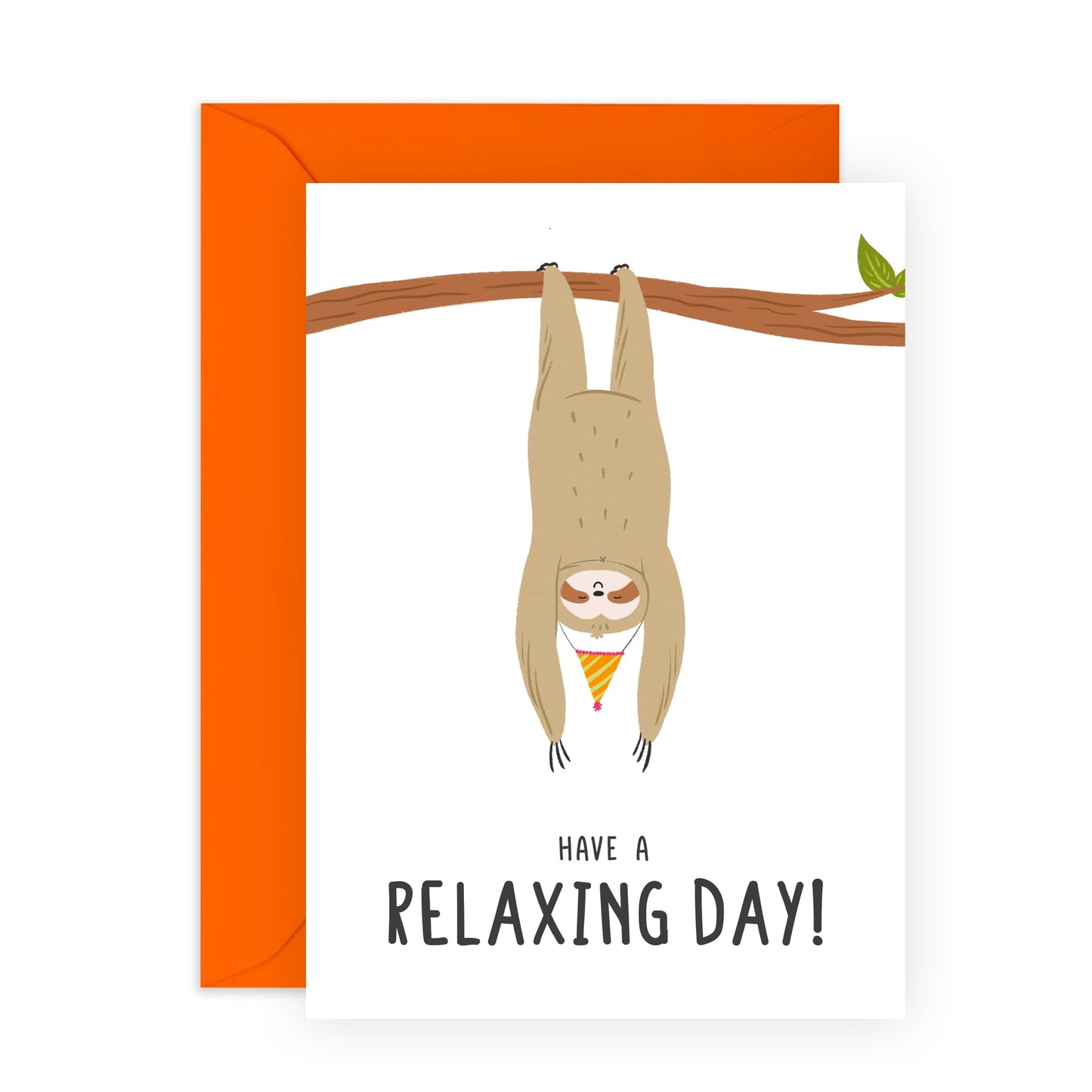 Birthday Cards For Him Her - Birthday Sloth Relaxing Day - Birthday Cards For Mum Dad - Boys Girls - Gift From Friend - Greeting Cards For Sister Brother - Comes With Stickers - By Central 23