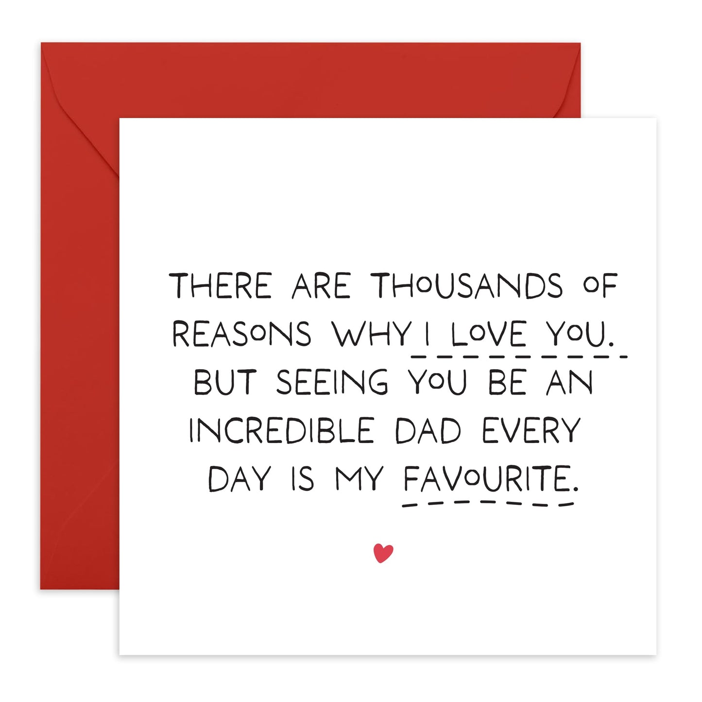 Greeting Card - 'AMAZING DAD EVERYDAY' - Perfect for Celebrating Dad’s Daily Awesomeness - Ideal for Father’s Day or Any Day - Adds a Touch of Appreciation - Comes With Stickers By Central 23