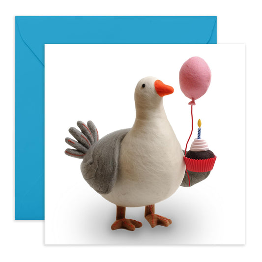 Funny Birthday Cards - Birthday Goose - Hilarious Gifts For Friends Men Women - Happy Birthday Cards For Him Her - Gifts For Friends 21st 30th 40th - Comes With Stickers And Envelope - By Central 23