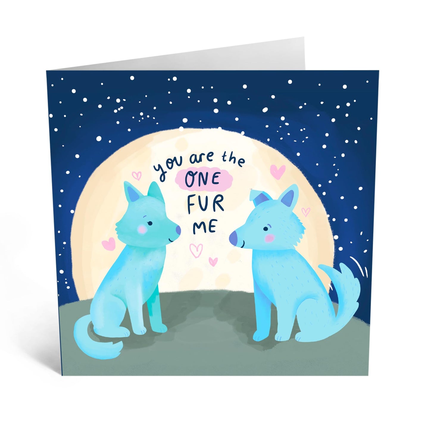 Greeting Card - 'ONE FUR ME' - Perfect for Any Occasion with a Warm, Personal and Heartfelt Design - Ideal for Celebrating Special Moments or Showing Appreciation - Comes With Stickers By Central 23