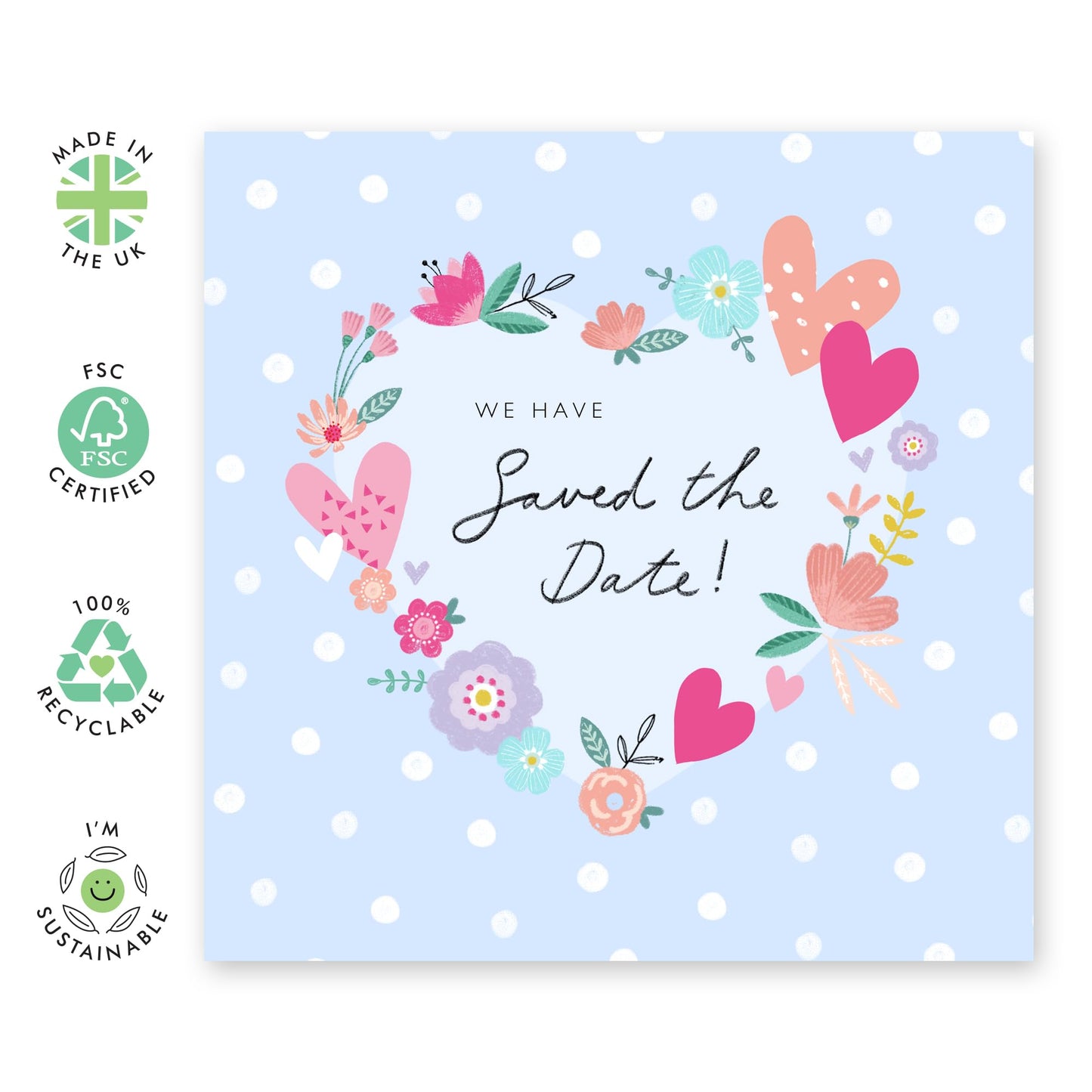 Wedding Acceptance Card Entourage - Dotty Saved The Date - Wedding Invitation Groom Bride - Rsvp Reply Card From Bridesmaid Groomsman - Wedding Reply Card Guest - Comes With Fun Stickers By Central 23