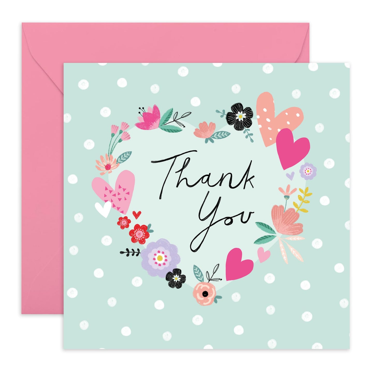 Thank You Cards For Women - Sweet Thank You Notes With Envelopes For Wedding Baby Shower Celebration - Appreciation Gifts For Friends Employee - Comes With Fun Stickers By Central 23
