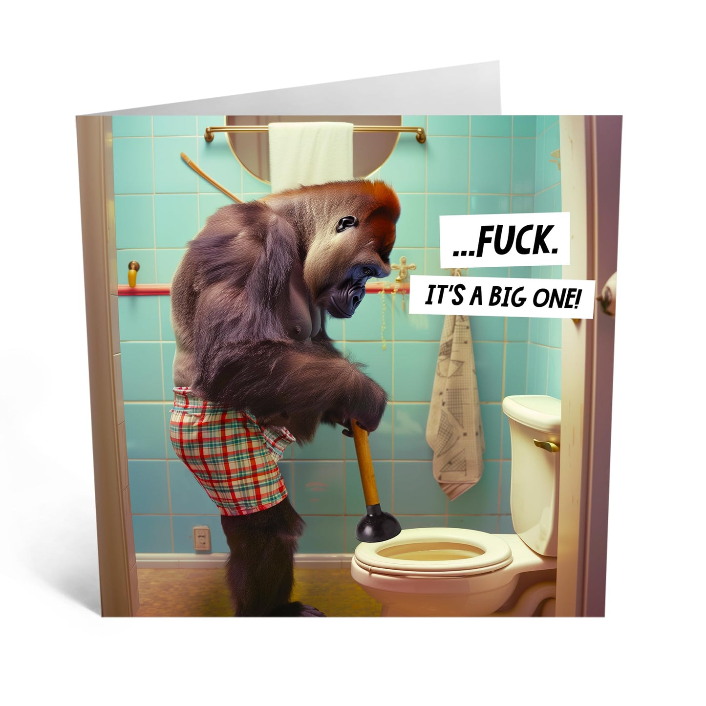 Birthday Card - 'F*** IT, IT'S A BIG ONE!' - Perfect for Celebrating a Major Milestone with Bold Humor - Ideal for Adding a Fun and Memorable Touch to Their Day - Comes With Stickers By Central 23