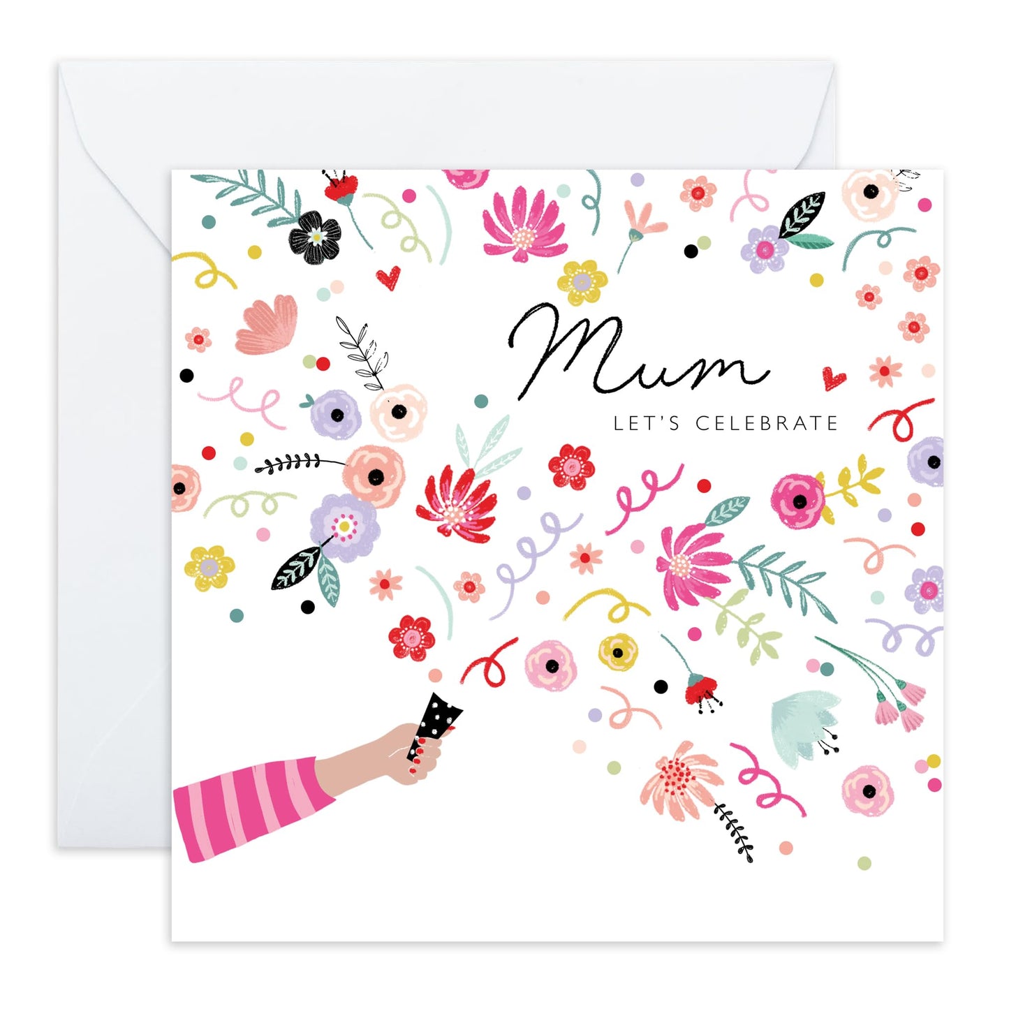Central 23 Thank You Greeting Cards For Mum - Mum Let's Celebrate - Cute Appreciation Cards For Her - Birthday Card For Mummy - Gift For Mommy Mom - Mothers Day Card For Her - Comes With Fun Stickers