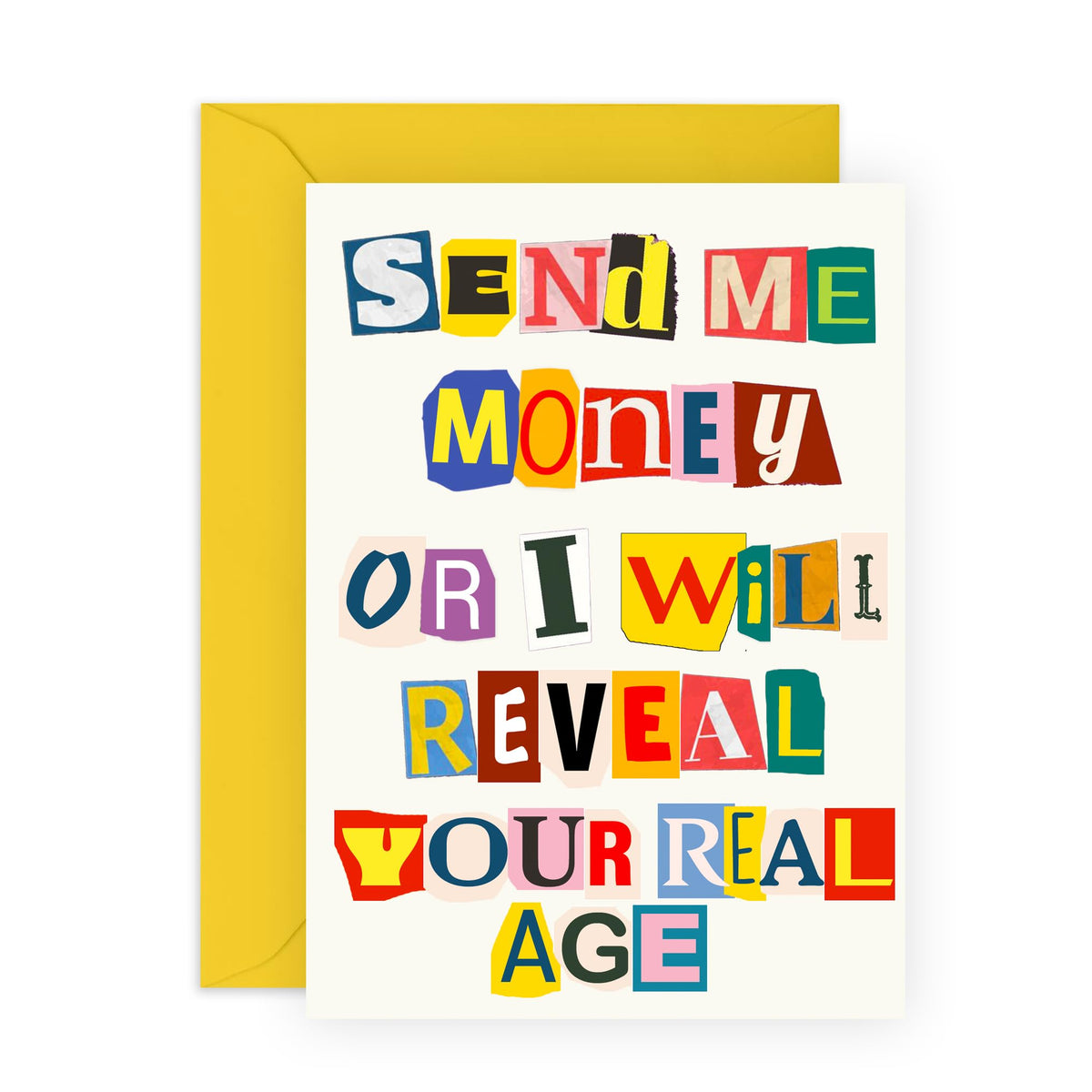 Central 23 Funny Birthday Card For Men Women - Send Me Money - Dad Mum Birthday Card - Brother Sister Birthday Card - Gifts For Her Him - Comes With Stickers