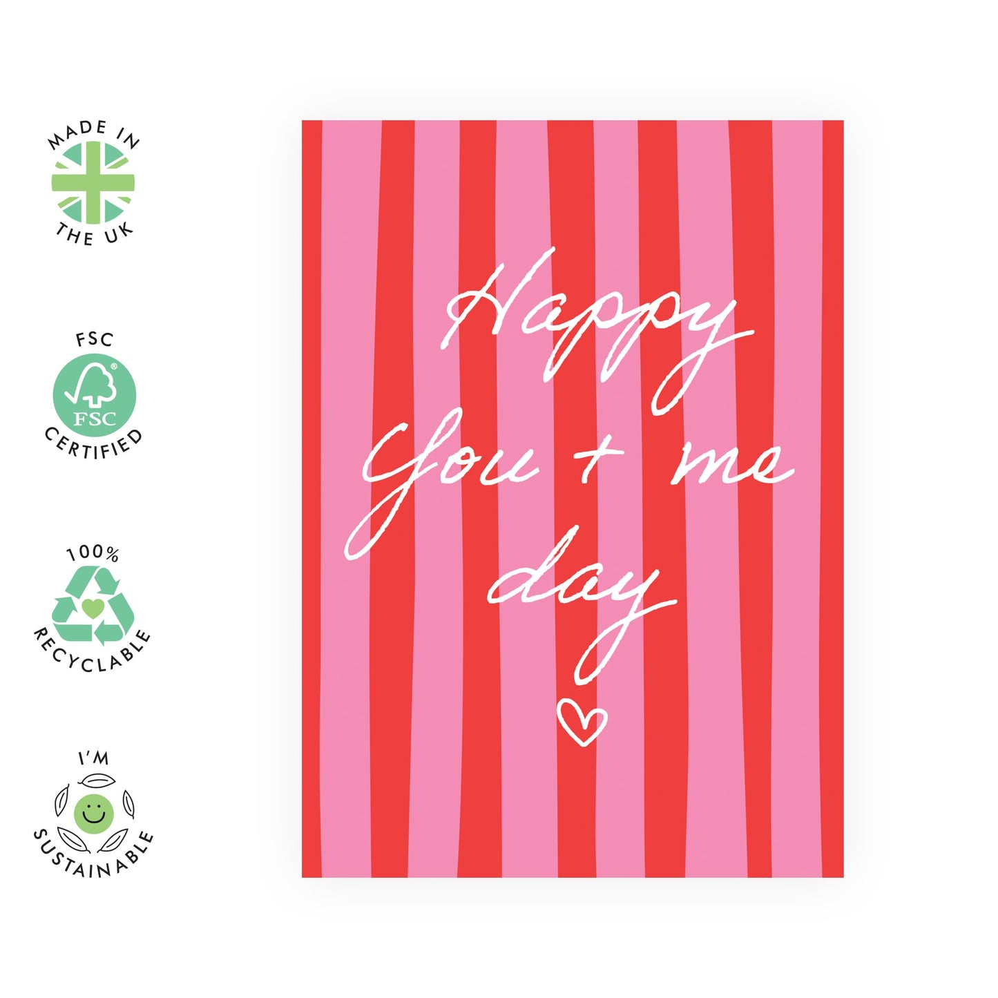 Anniversary Card For Husband - Happy You And Me Day - Sweet Wife Anniversary Card - I Love You Card For Her Him - Sweet Couples Gifts Wedding Anniversary - Comes With Cute Stickers By Central 23