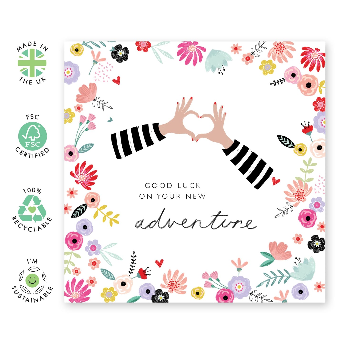 Congratulations On Your New Job Card - Good Luck New Adventure - Greeting Card Husband Wife Son Daughter Boyfriend Girlfriend - Comes With Fun Stickers By Central 23