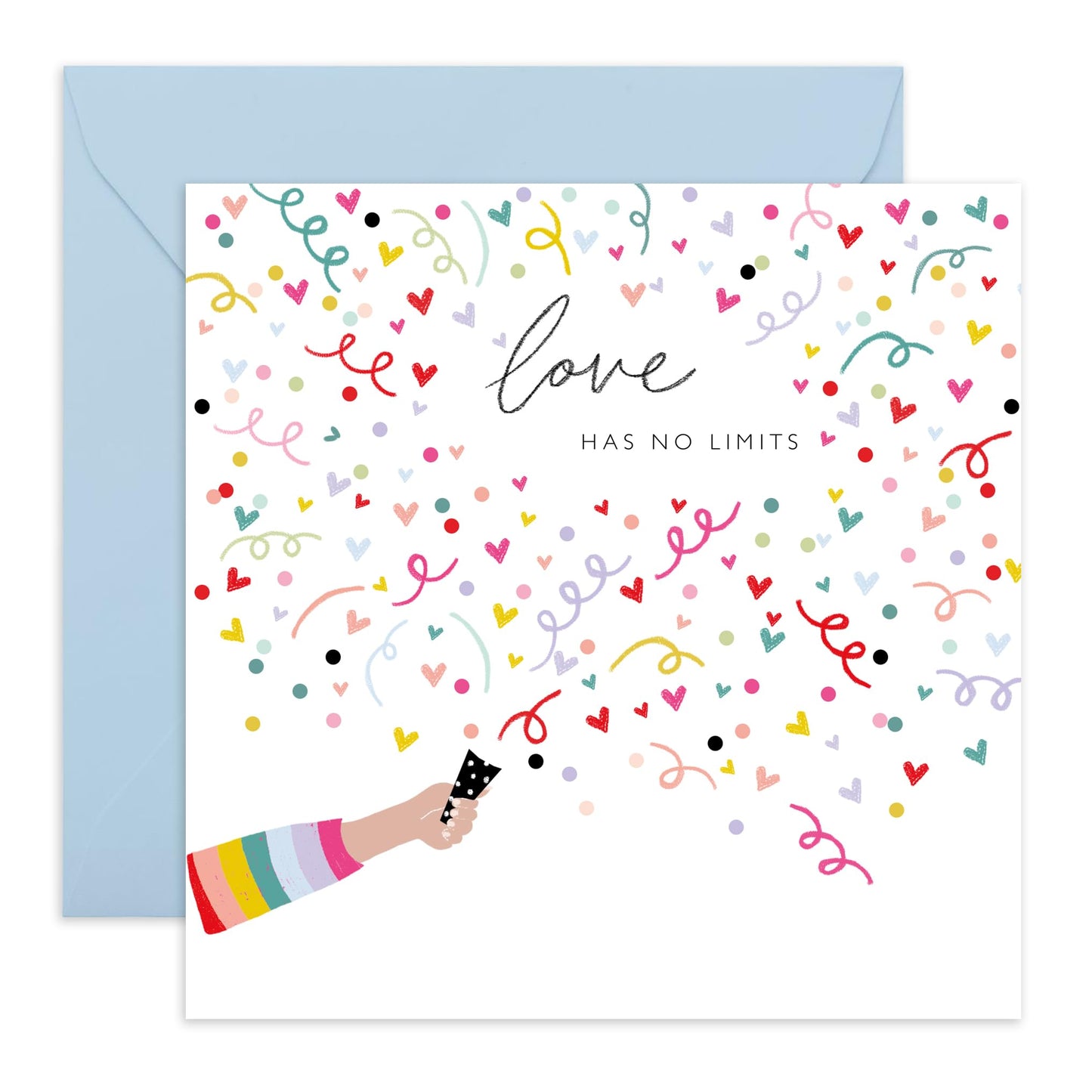 Love & Positivity Greeting Card - 'LGBT 11' - Gifts for Gays, Lesbian, Him, Her, She, He, His, Her, Ladies, Men, Women, Male, Female, Guys, Girls - Fiances - Comes with Fun Stickers