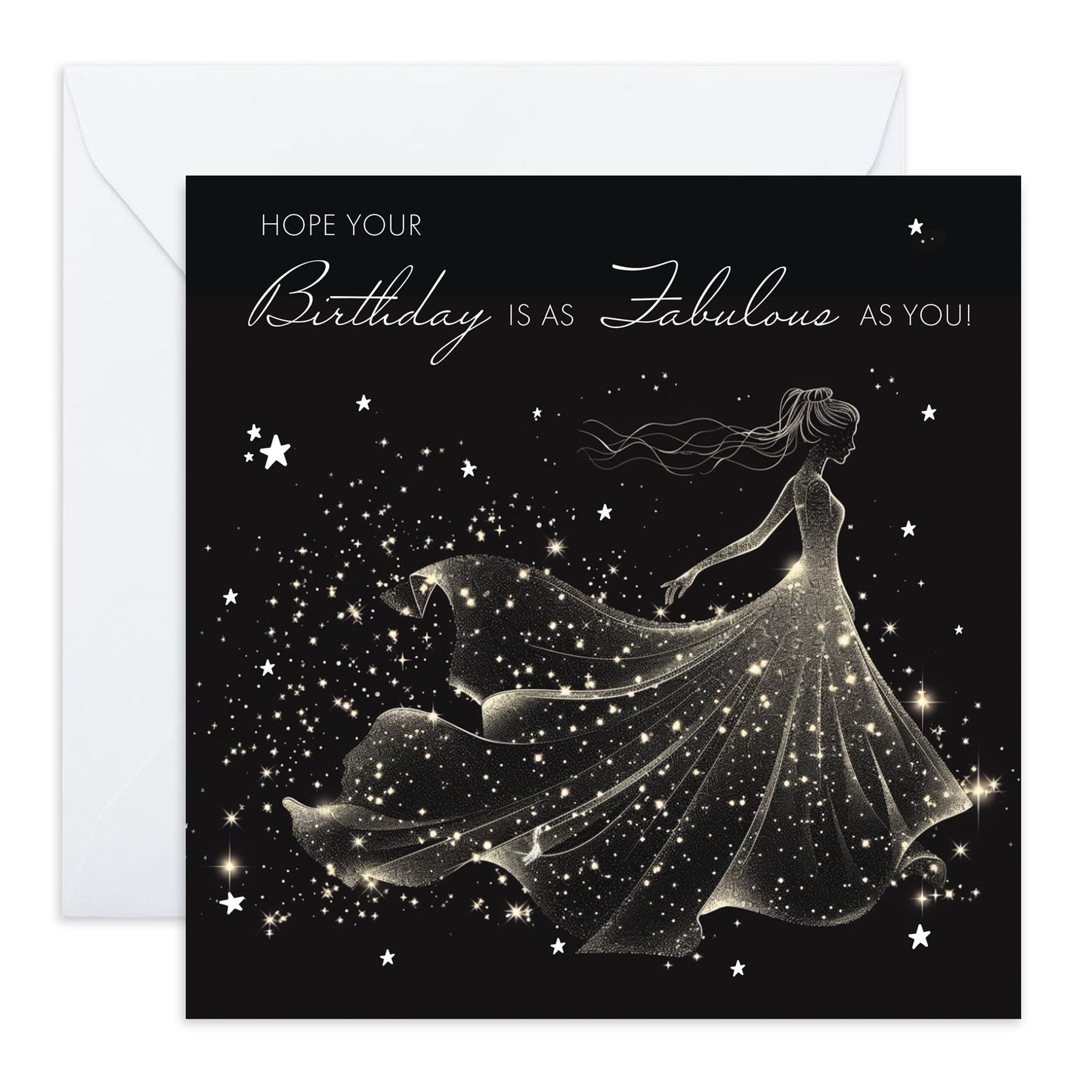 Birthday Cards For Women - Fabulous As You - Happy Birthday Cards For Girls Daughter Granddaughter Sister Cousin Friends - Sweet Magical Gifts For Her - Comes With Stickers By Central 23