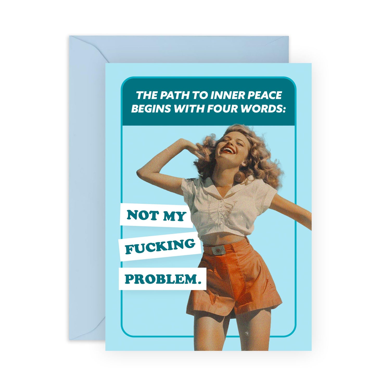 Ladies Birthday Cards For Her - Path To Inner Peace - Friend Birthday Gifts - Female Pretty Birthday Card - Gifts For Sister Friend Mum Ladies - Comes With Fun Stickers By Central 23