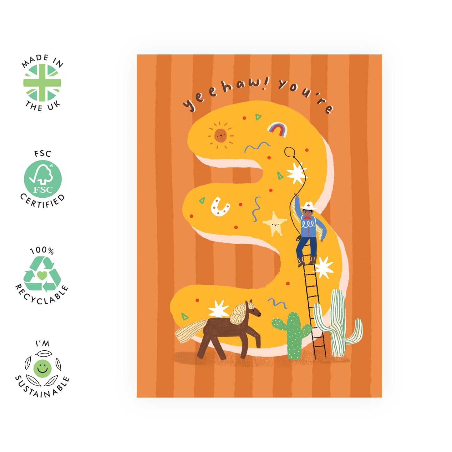 Cowboy Age Card