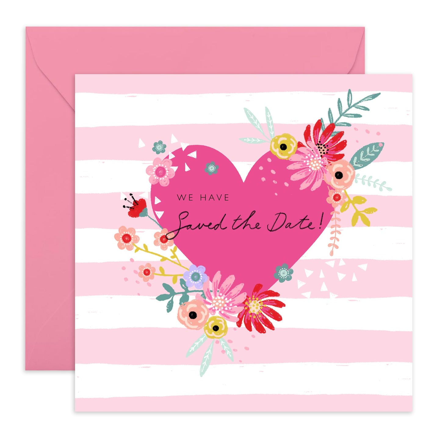 Wedding Rsvp Reply Card - Stripe Save The Date - Wedding Invitations From Groom Bride - Wedding Reply Card From Guest - Wedding Acceptance Card From Entourage - Comes With Fun Stickers By Central 23
