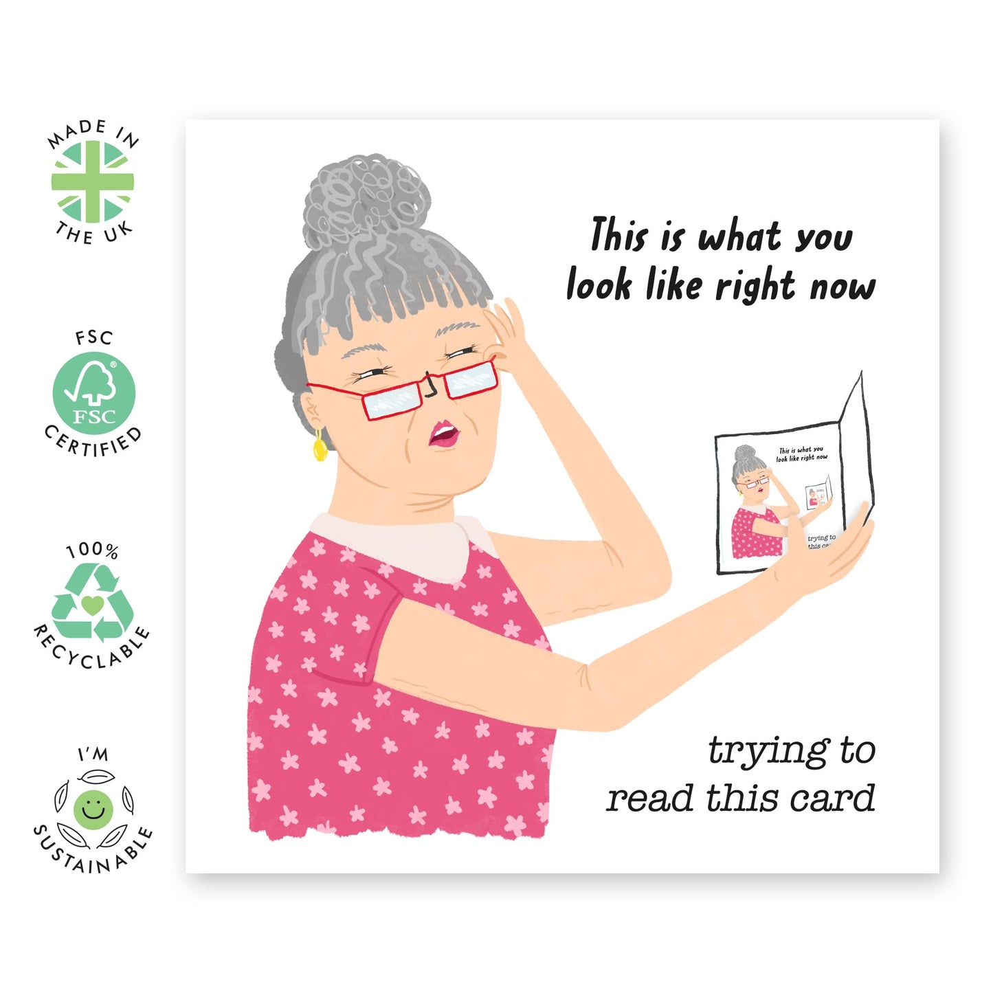 Birthday Cards For Women - This Is What You Look Like Oldie - Retro Birthday Card - Female Birthday Gifts - Gifts For Sister Friend Mum Ladies - Comes With Fun Stickers By Central 23
