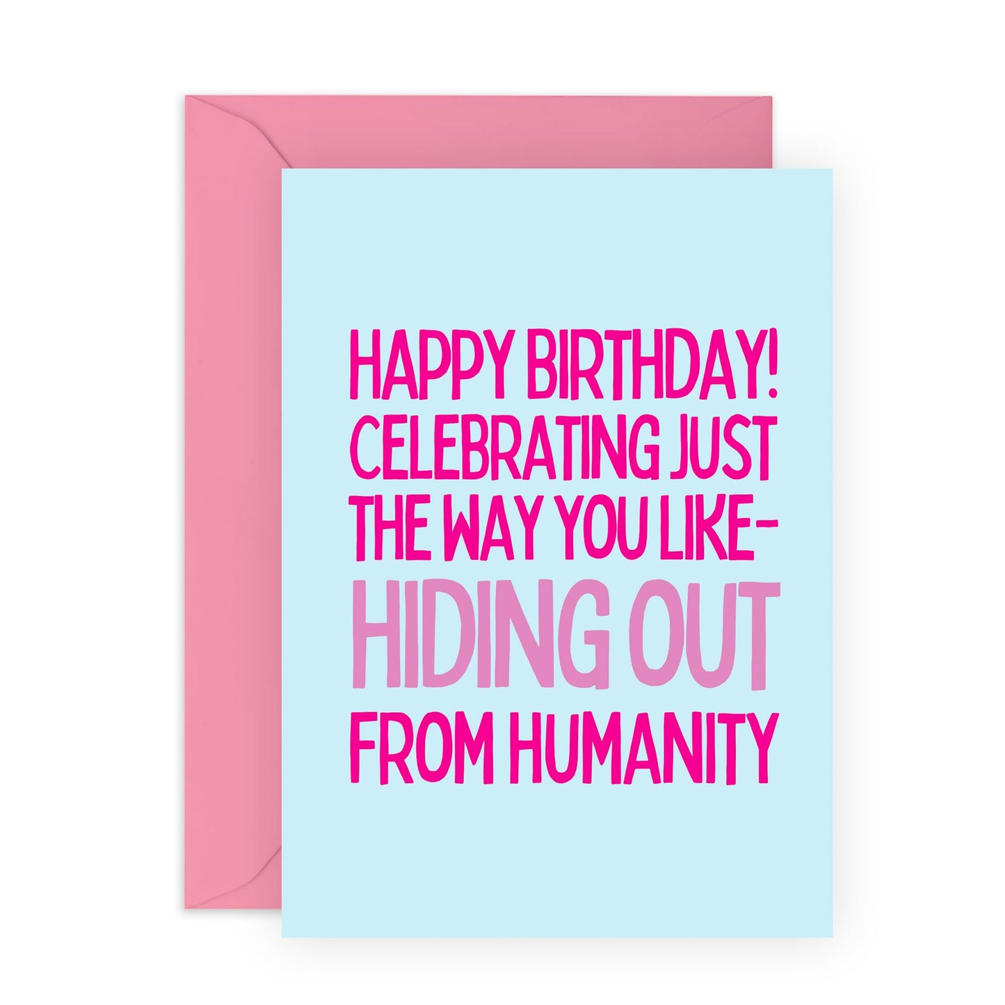 Birthday Greeting Card - 'CELEBRATING HOW YOU LIKE' - Perfect for Personalizing Birthdays with a Touch of Humor - Ideal for Wife Girlfriends Friends Sister BFFs - Comes With Stickers By Central 23