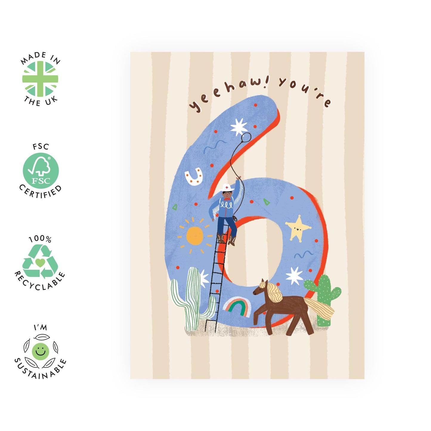 Cowboy Age Card