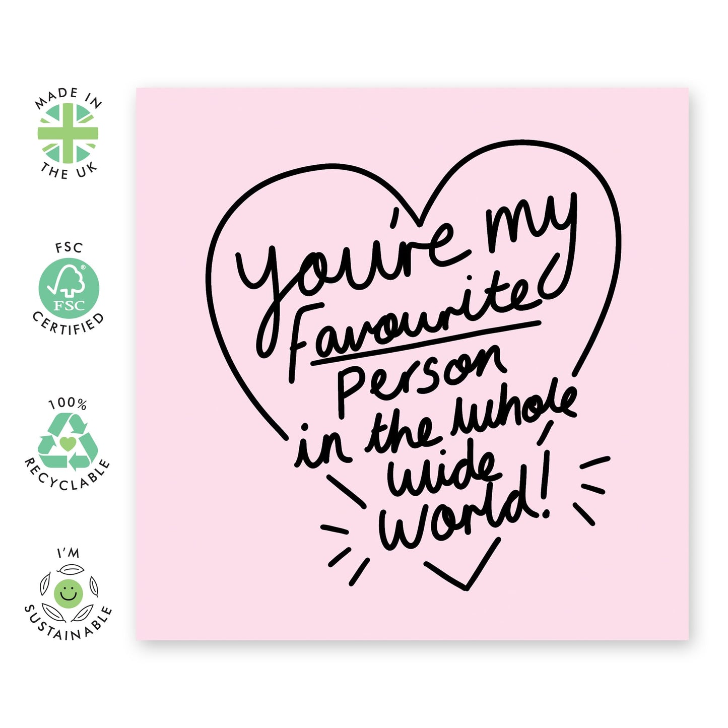 Valentines Day Card Girlfriend Boyfriend - Whole Wide World - Anniversary Card Couple Fiance - Husband Wife Greeting Card - Love Cards For Him Her - Comes With Stickers By Central 23