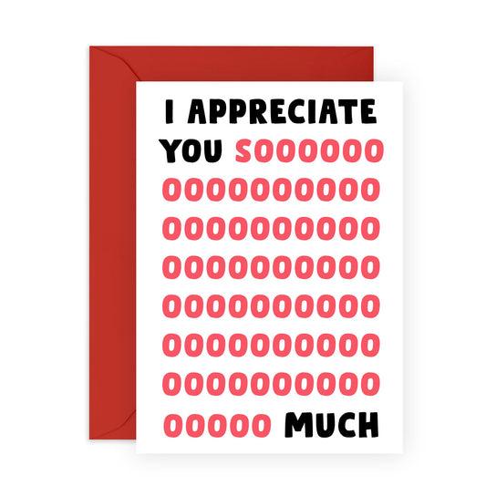 Love Cards For Him Her - I Appreciate You Sooo Much - Valentines Day Card Girlfriend Boyfriend - Gift For Fiance - Anniversary Card Couple - Husband Wife - Comes With Stickers By Central 23