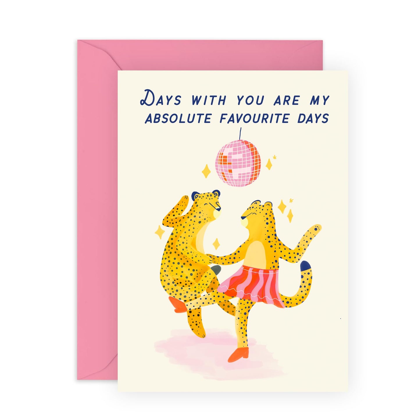Love Cards For Girlfriend Valentines - Boyfriend Birthday Card - Days With You Are My Fave - Sweet Anniversary Card For Husband Wife - I Love You Gifts For Him Her - Comes With Stickers By Central 23