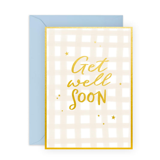 Get Well Soon Card - Sympathy Cards For Men - Encouragement Card - Cheer Up Gifts For Women - Get Well Greeting Cards For Brother Sister Mum Dad - Comes With Stickers - By Central 23