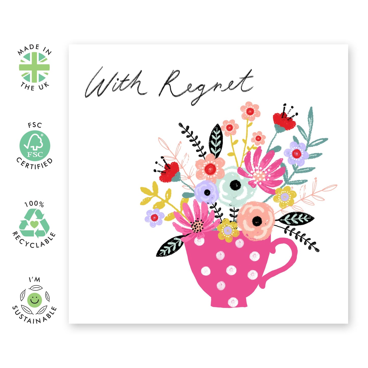 Wedding Invitation Declined Card - With Regret Mug - Rsvp Reply Card Entourage - Wedding Invitations Groom Bride - Wedding Regret Card From Guest - Comes With Fun Stickers By Central 23