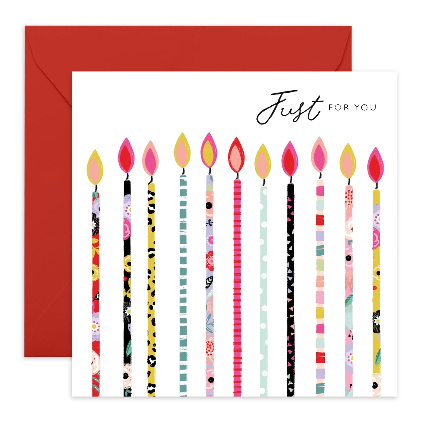 Birthday Card For Him Her - Bday Candles - Greeting Card With Envelopes - Friend Birthday Cards For Women Men - Comes With Stickers By Central 23