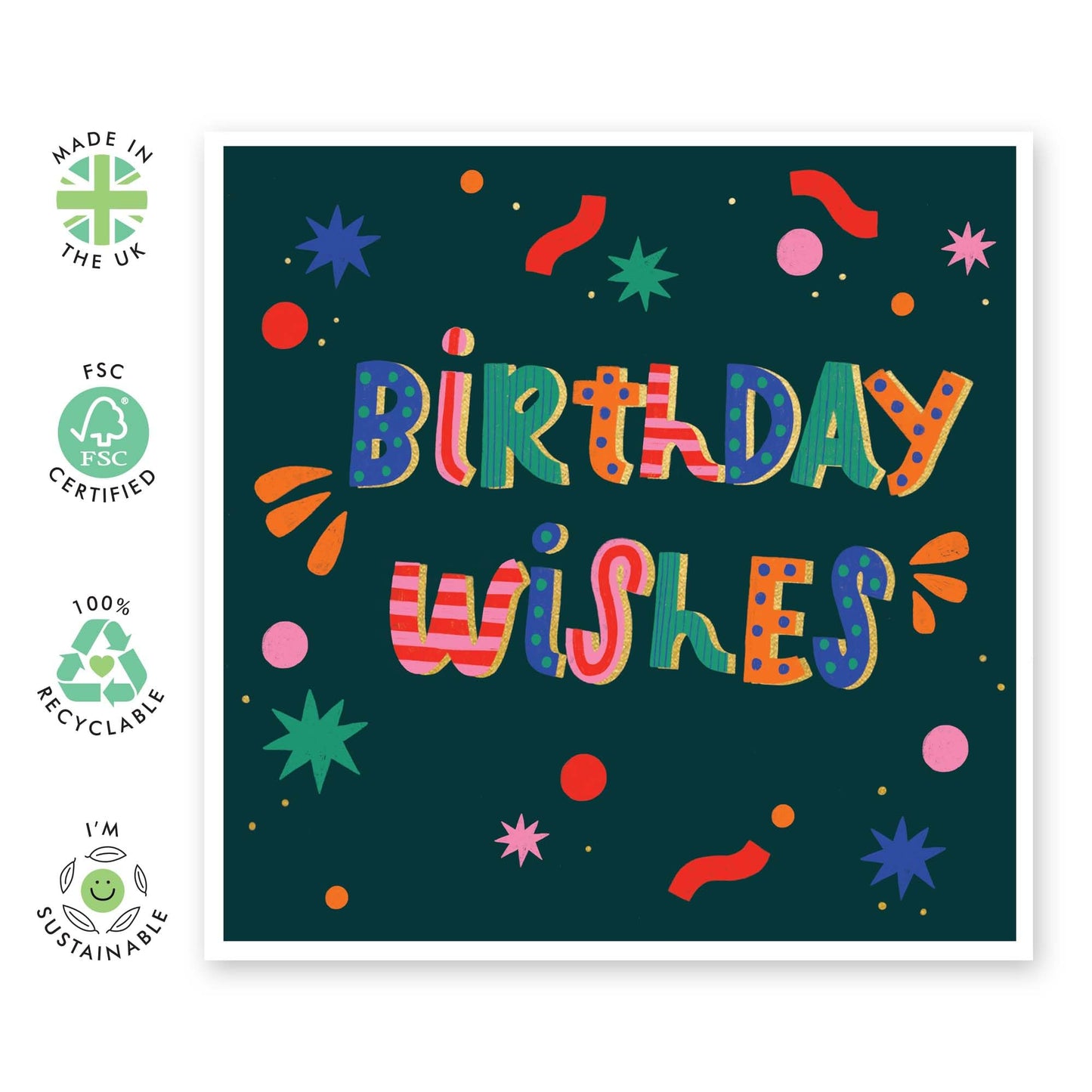 Friend Birthday Cards For Women Men - Birthday Wishes - Happy Birthday Card For Mum Dad Nan Grandad - Sister Brother Birthday Cards - Bday Greeting Cards - Comes With Stickers - By Central 23