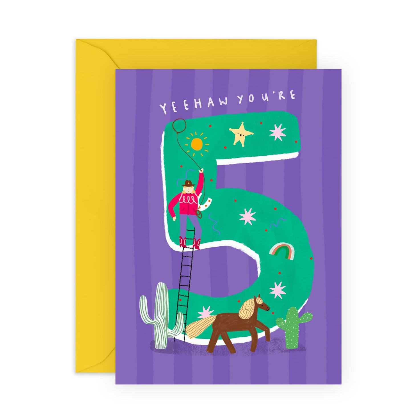 Cowgirl Age Card