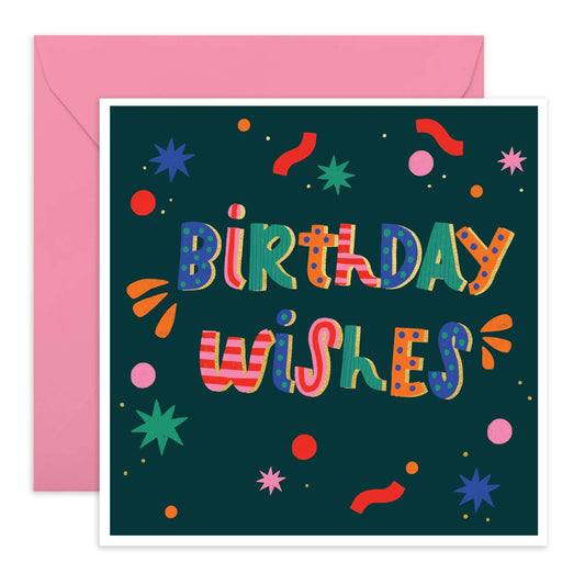 Friend Birthday Cards For Women Men - Birthday Wishes - Happy Birthday Card For Mum Dad Nan Grandad - Sister Brother Birthday Cards - Bday Greeting Cards - Comes With Stickers - By Central 23
