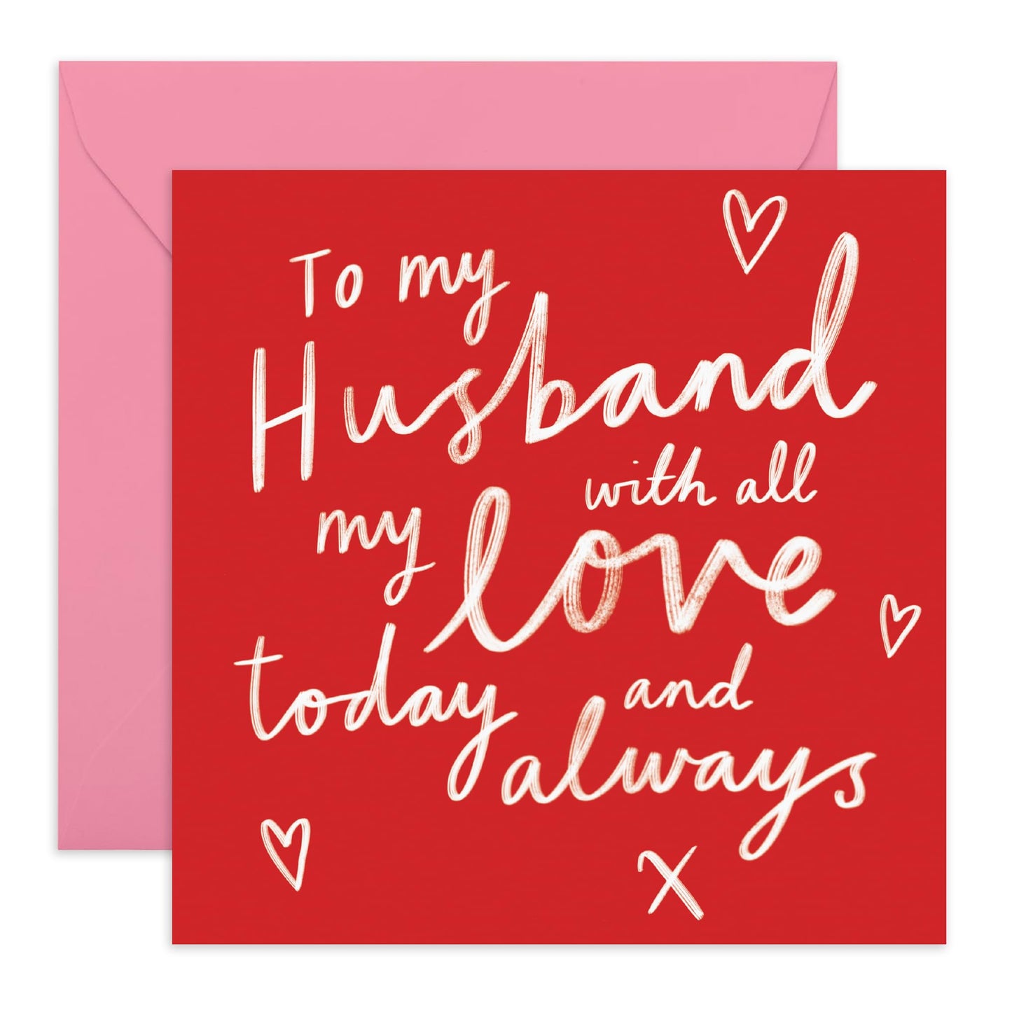 Husband Birthday Card From Wife - Sweet Anniversary Card For Men - Love Cards For Him - Valentines Day Cards For Spouse - Sweet Mens Gifts - Comes With Fun Stickers By Central 23